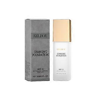Termokrom foundation, återfuktande och närande foundation, naturligt lätt och tunn, döljer blemmor, ger ljusare och föryngrar ungdomlig radiant.