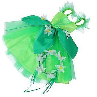 1 Conjunto Traje De Hada Para Niños Falda Para Niñas Traje De Actuación Escénica Fiesta De Vacaciones Cosplay Prop Vestir Disfraz Falda De Hada