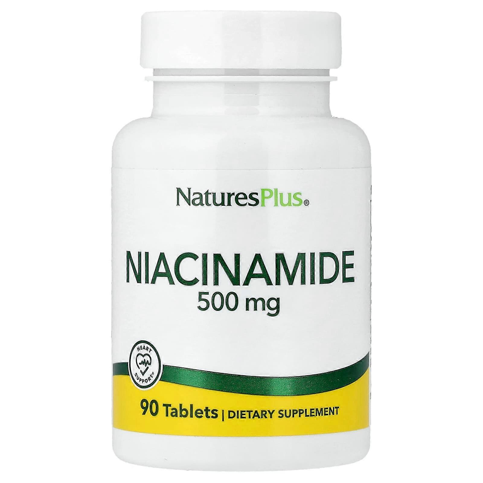 Nature's Plus, Niacinamide, 500 mg, 90 Tablets