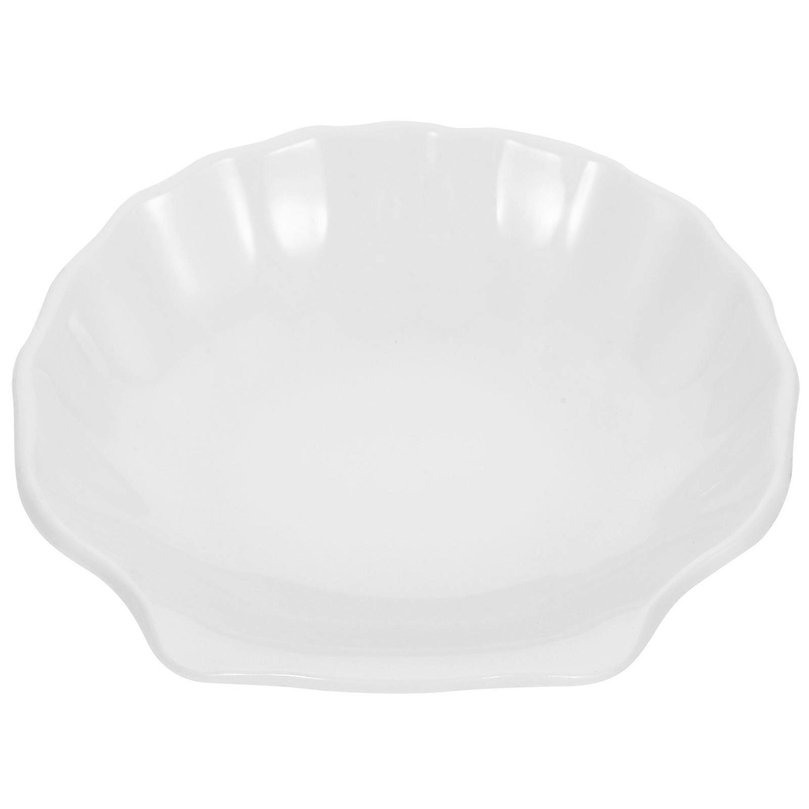 White Shell Soap Holder for Bathroom Plastic Soap Dish