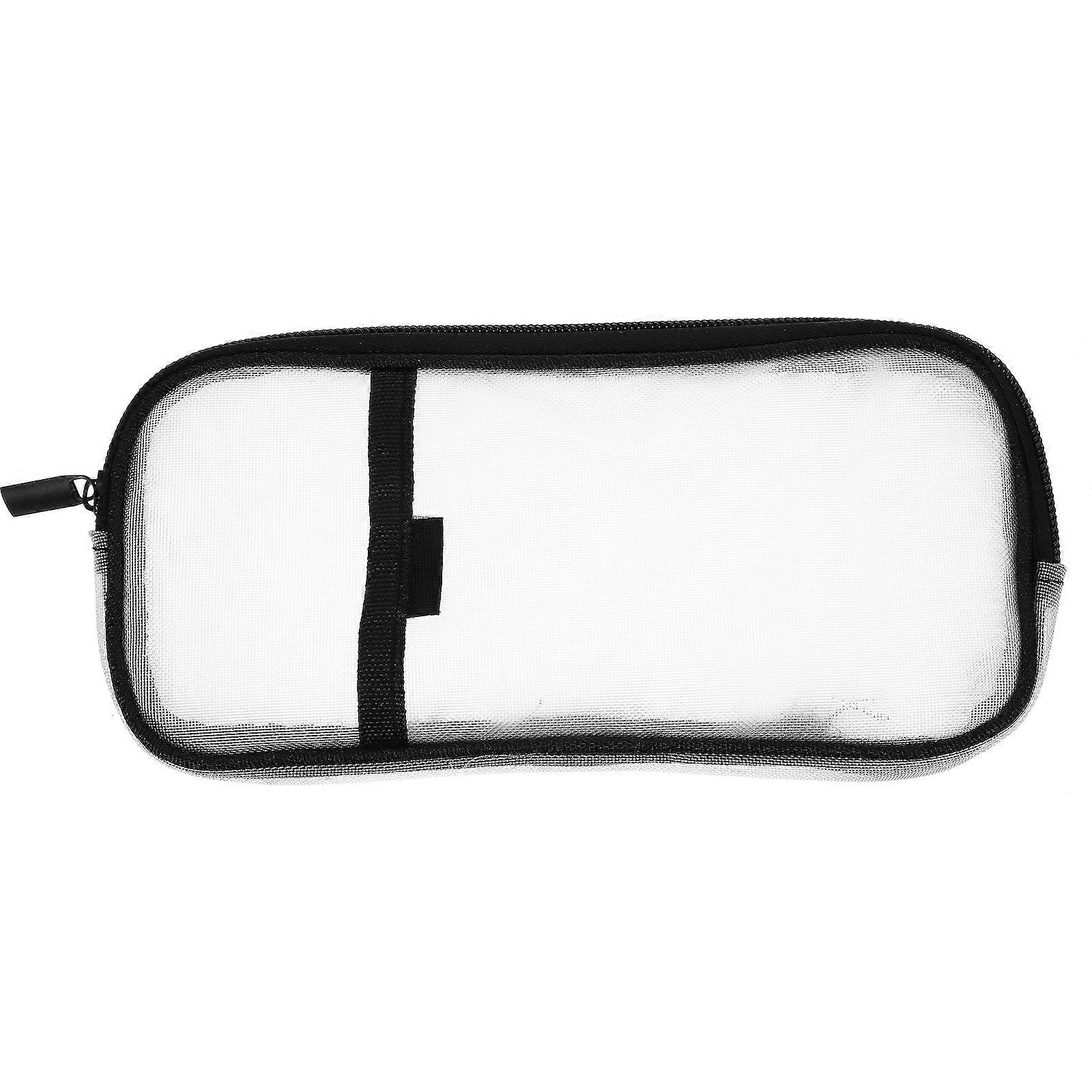 Multi-Function Pencil Pouch Large Pencil Bag for Storage 5Pcs Black