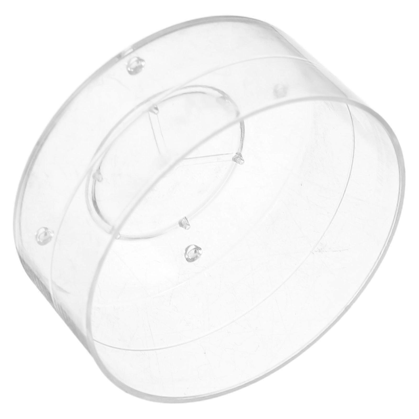 Transparent Plastic Candle Holders Round Shape for Candle Making 100Pcs