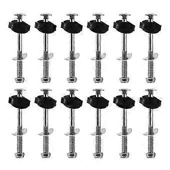 Kits de Parafusos de Trampolim, 12Pcs Parafusos de Trampolim de Aço Galvanizado Acessórios de Fixação compatíveis com Trampolim A