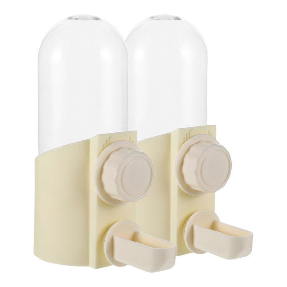 Automatic Bird Water Feeder Plastic Device 4Pcs for Small Pet Use