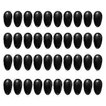 Hair Dye Ear Caps Black for Heat Protection 40Pcs Plastic Reusable Ear Guards