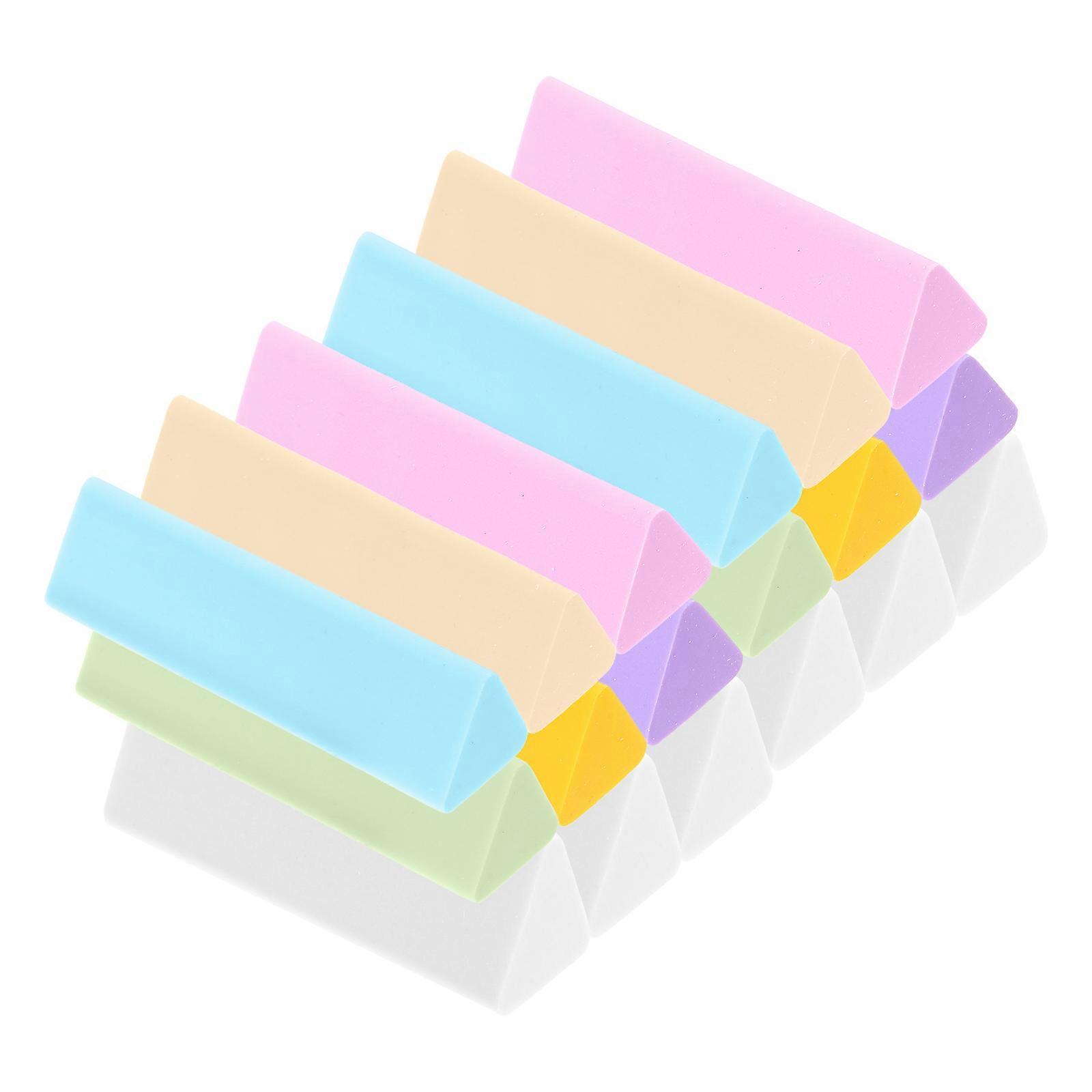 Multi-Function Triangular Erasers for Writing 18Pcs Cute Stationery Set