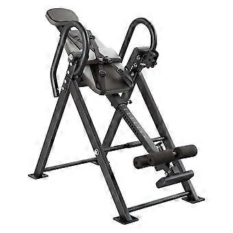 Inversion Table, 300 lbs Capacity Back Inverter Stretcher, Stable Structure, Dual-Roller Locking, Gray&Black