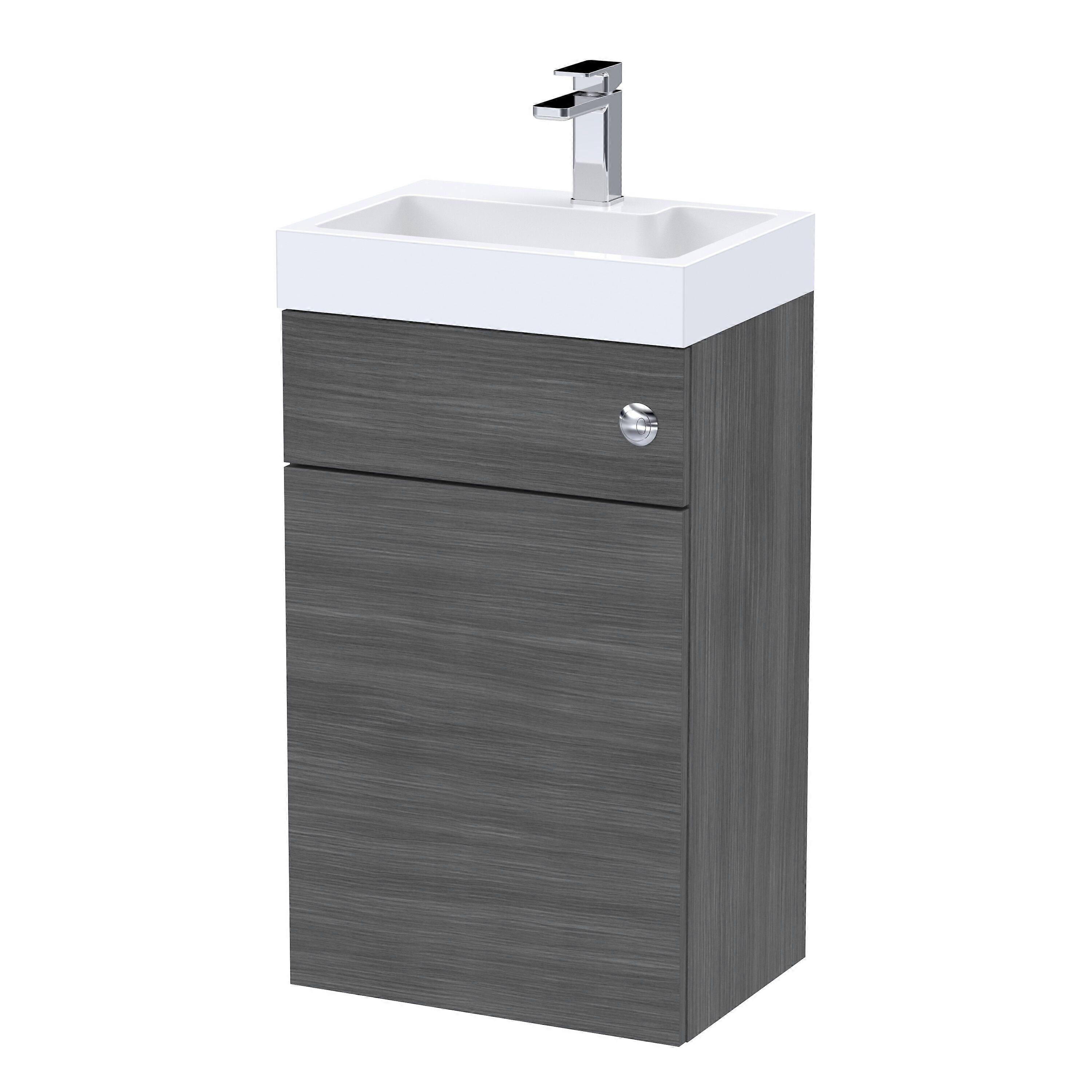 500mm Basin With WC Unit GREYAV