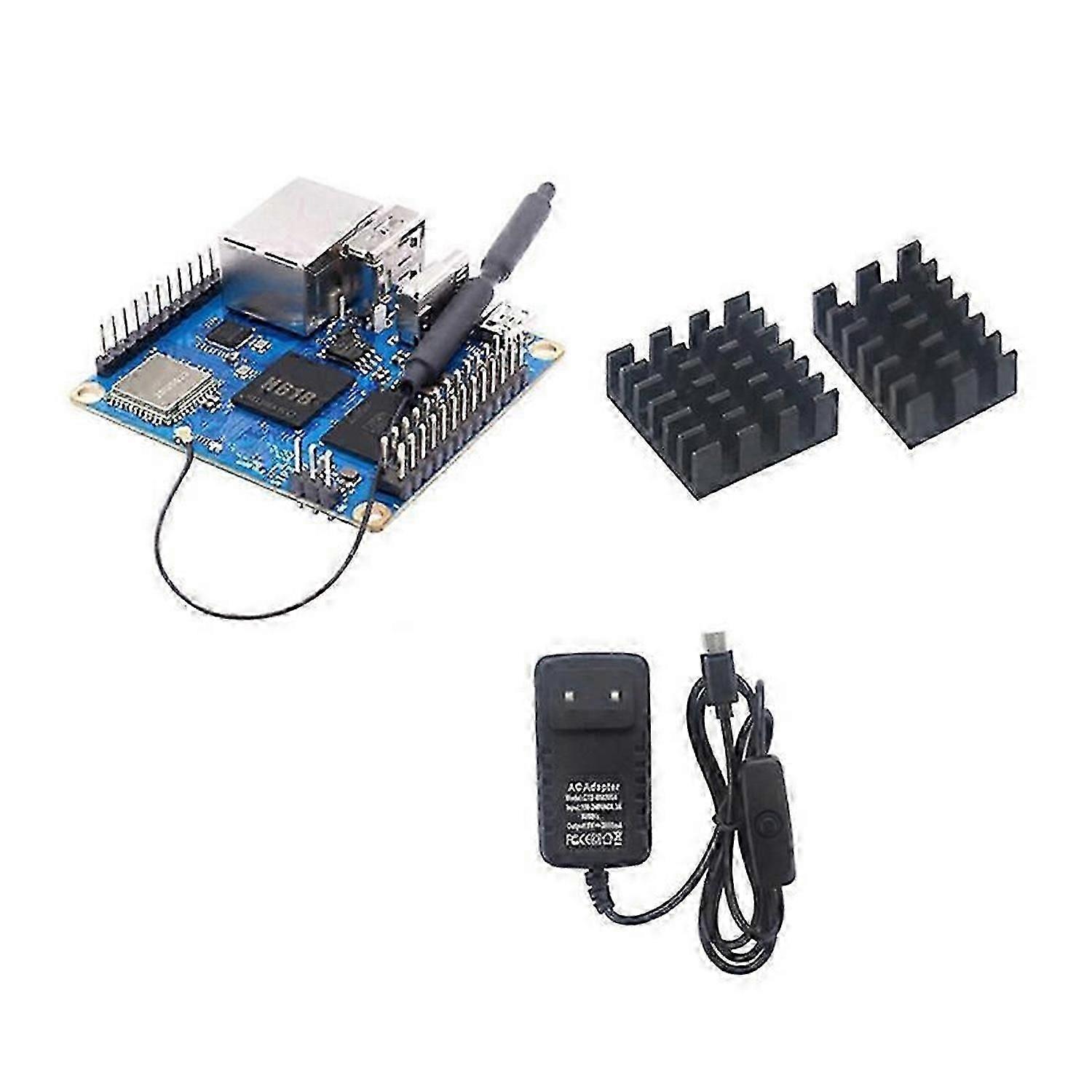 compatible with Zero3 Development Board 4GB with Heat Sink EU Plug