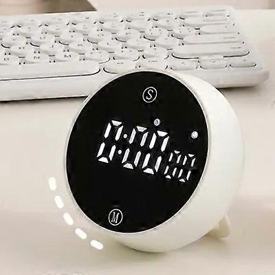 Self-regulating rotary timer, magnetic LED silent timer, kitchen timer, outdoor baking timer, blue.