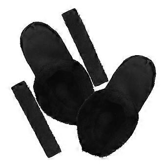 1 Set Fuzzy Schoenen Voering Schoenen Vouw Beschermer Klompen Verwarmde Schoen Binnenzool Voor Winter Verwijderbare Pluche Voering