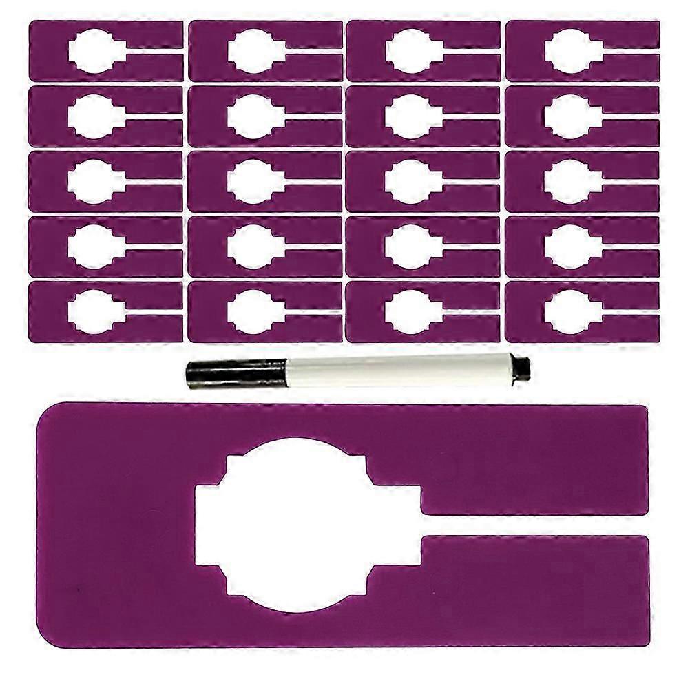 Plastic Wardrobe Separators 30Pcs for Closet Size Organization