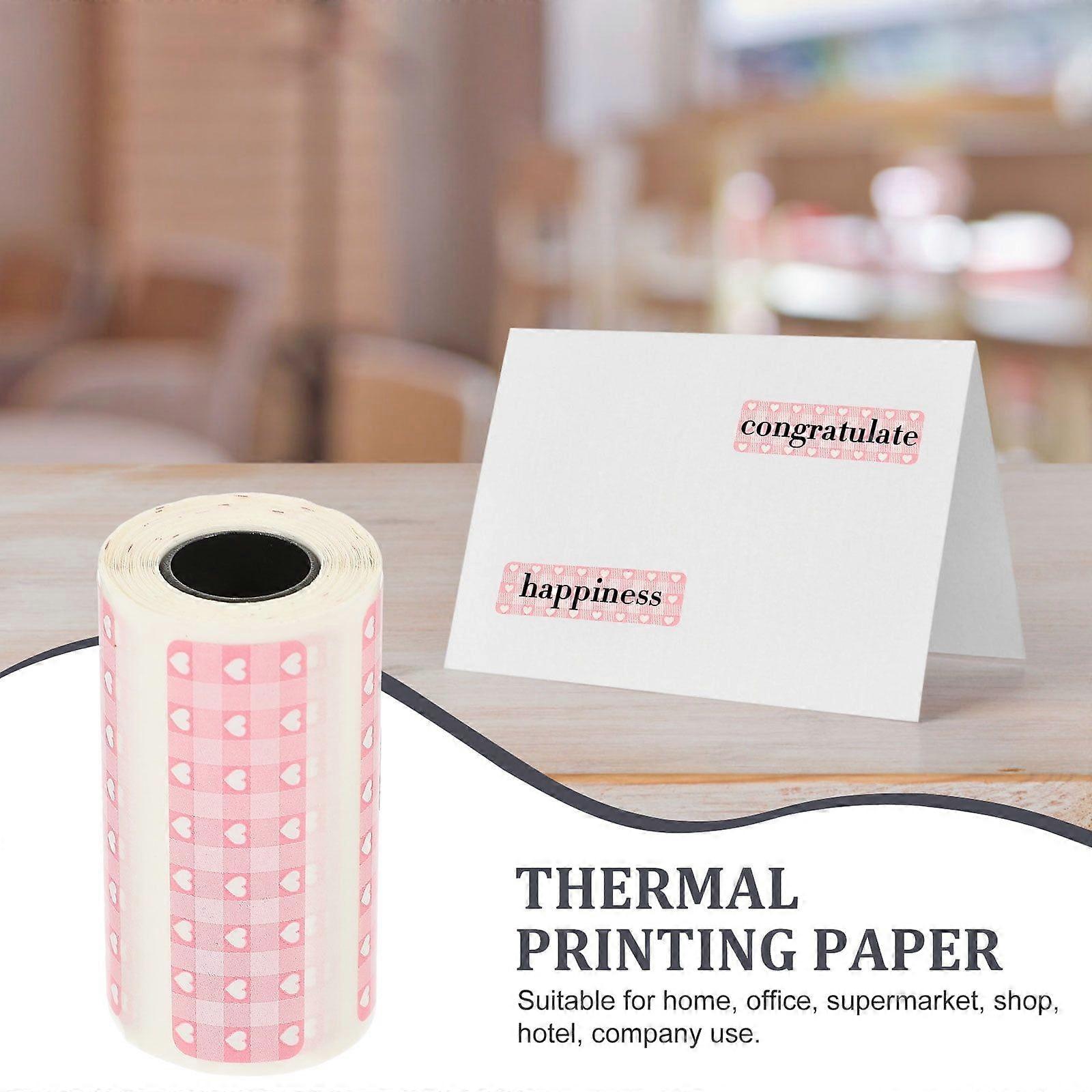 Thermal Paper Roll Practical Refill for Instant Camera Sticker Printer