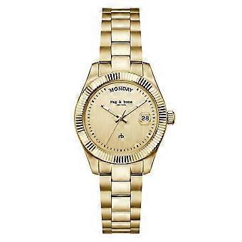 rag & bone Women's Analog Quartz Watch Wristwatch Lex Day Date RBL250001 Stainless Steel