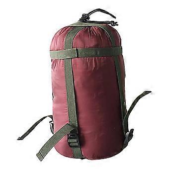 Compression Sack for Sleeping Bag Camping Nylon Quilt Storage Bag with Reinforced Straps