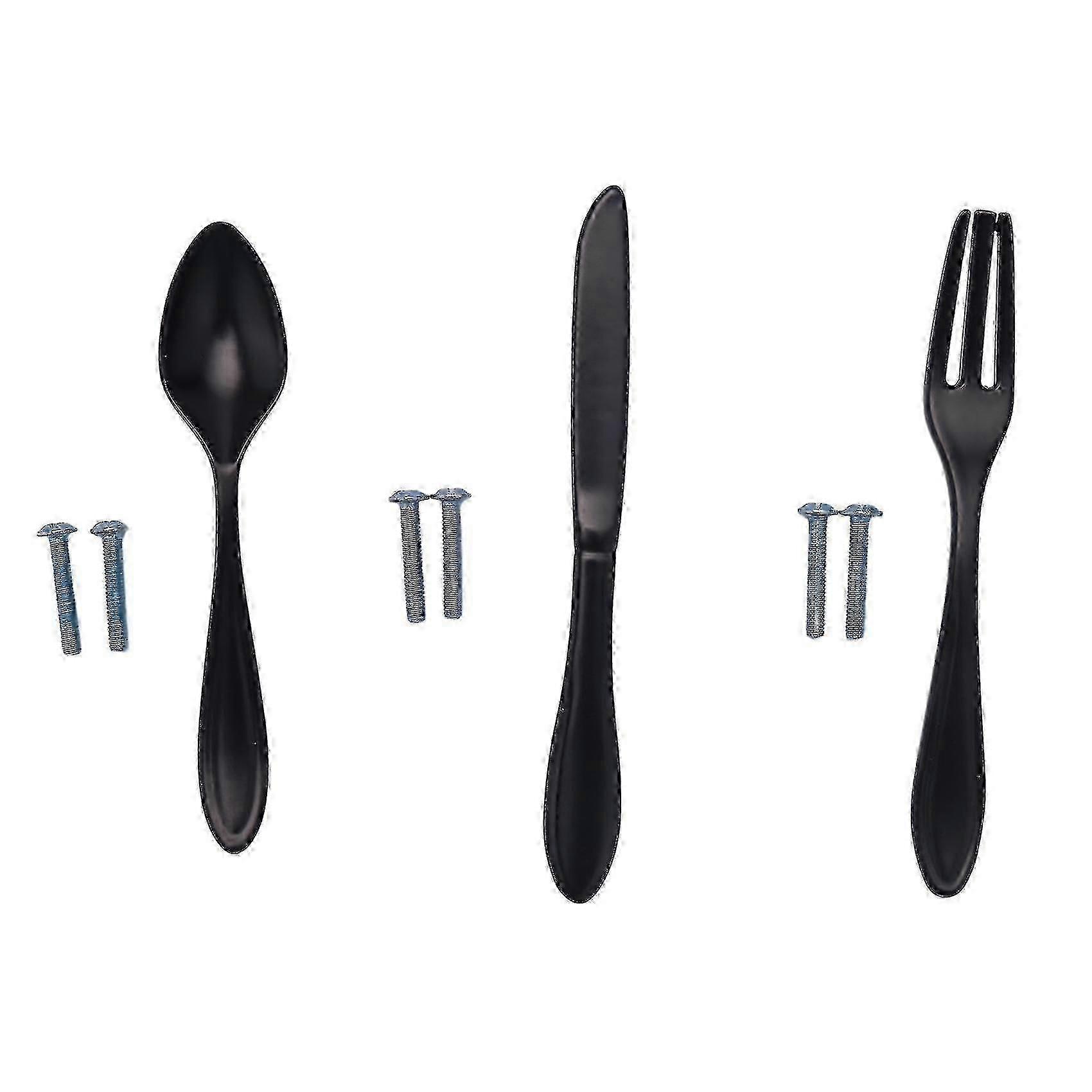 Door Handle 3-handle Kitchen Handle - Black