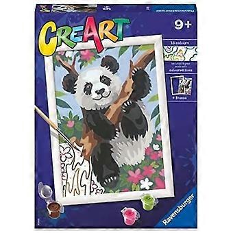 Puzzle - RAVENSBURGER - CREART CLASSIC PANDA SERIES D - 1000 pieces - Animals - Interior