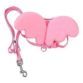 1 Stück Außen-Haustier-Walking-Leine Einstellbares Trainings-Traktionsseil für Ente (Rosa)