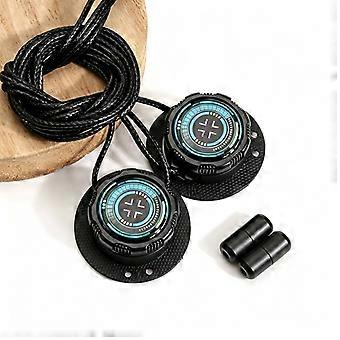 Rotating Buckle No-Tie Elastic Shoelace Set, Quick Twist Lock Adjustment, Universal Sports Sneaker Daily Walking Footwear Accessory