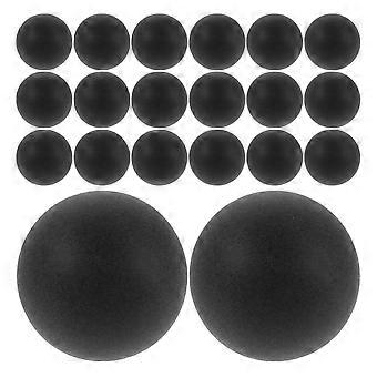 100 bolas de bingo para rifa: cápsulas redondas de 40 mm para máquinas expendedoras, accesorios para fiestas, noches de bingo y rifas. Regalos de fiesta negros.