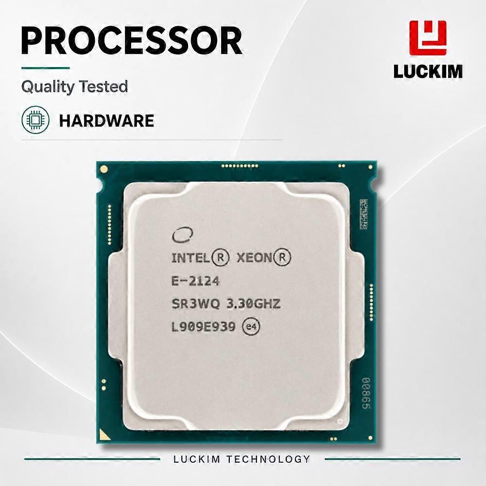 E-2124 4-Core 4-Thread Server CPU Processor 3.3-4.3GHz 8MB Cache LGA1151 71W