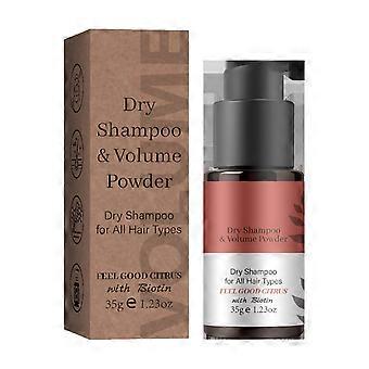 Trockenreinigungsnebel, erfrischendes, flauschiges No-Wash-Texturspray, Trockenshampoo-Pulver-Shampoo-Spray, 35 g