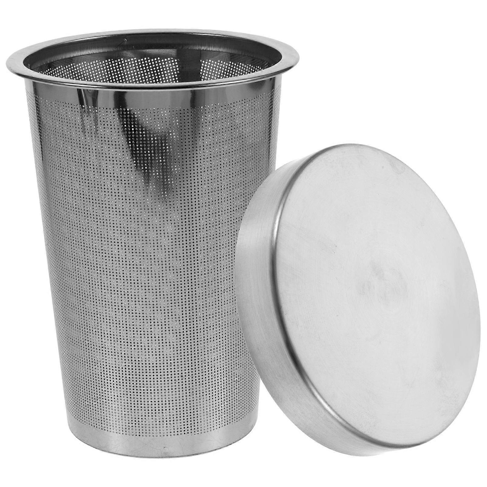 Filter Tea Strainer Stainless Steel Tea Pot Insert for 1Set