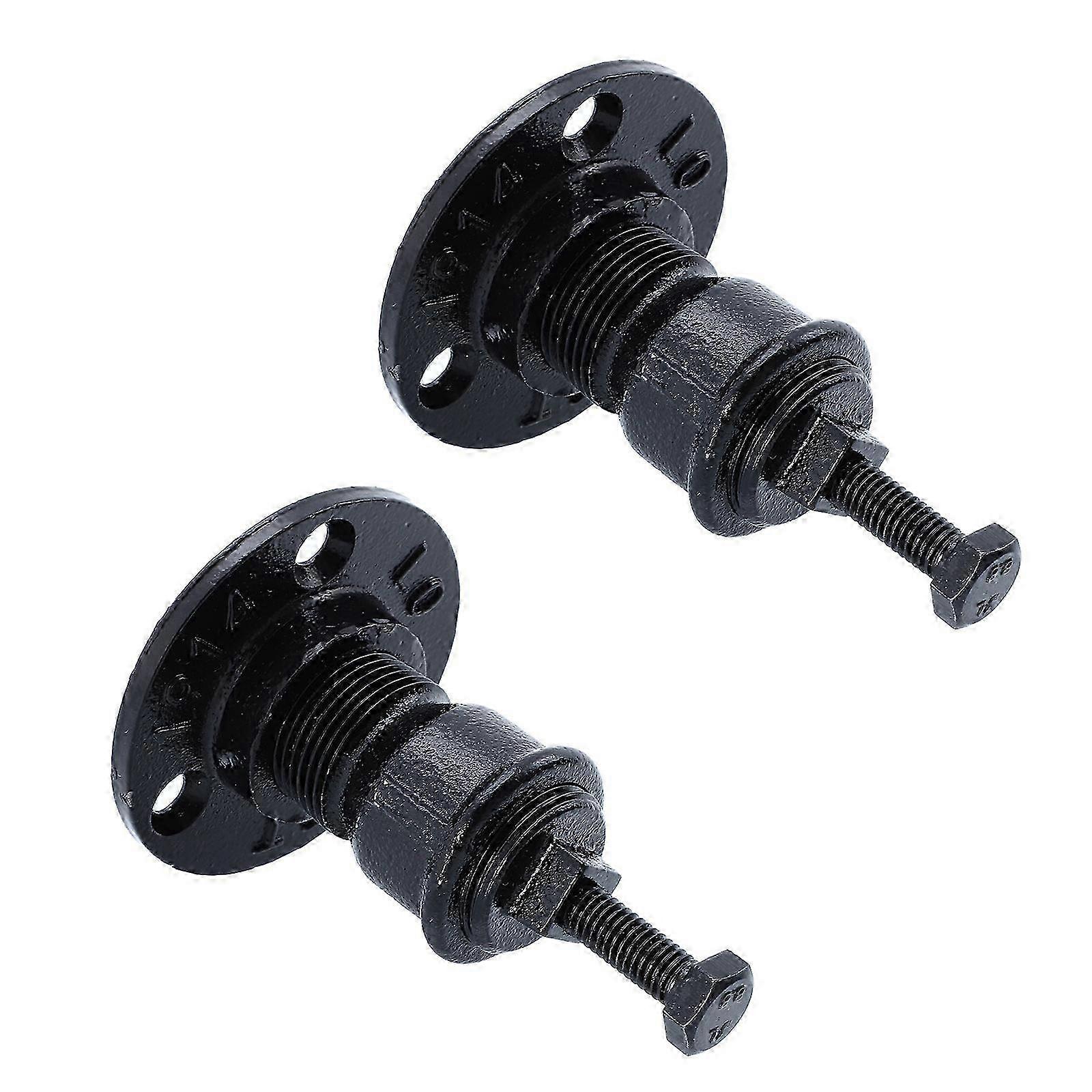 Adjustable Handrail Bracket Set 2pcs Wall Mount Rail Brackets for Banister