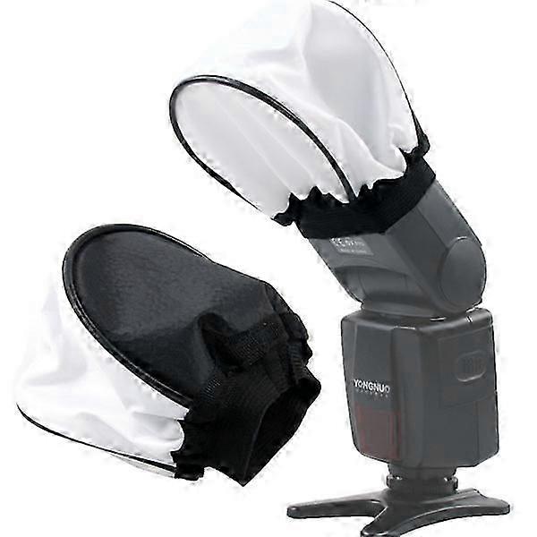 Universal Camera Accessory Flash Diffuser Soft Cover Compatible Canon Metz Nikon Sony MD