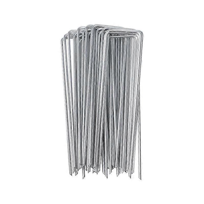 150mm U-shaped Garden Stakes 100pcs