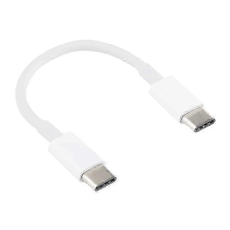 USB-C to USB-C PD Fast Charging & Data Sync Cable, 14cm White