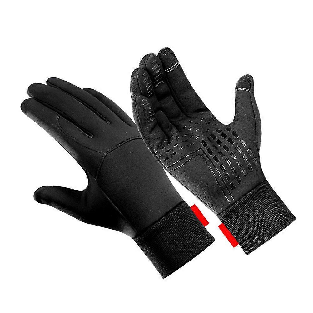 Touch Screen Glove Winter Gloves for Camping 1Pair Black