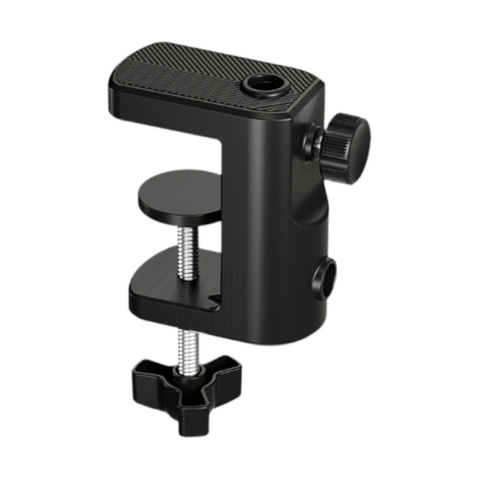 Table Mount Clamp Multifunction Mic C Clamp for Overhead Phone Mount Stand