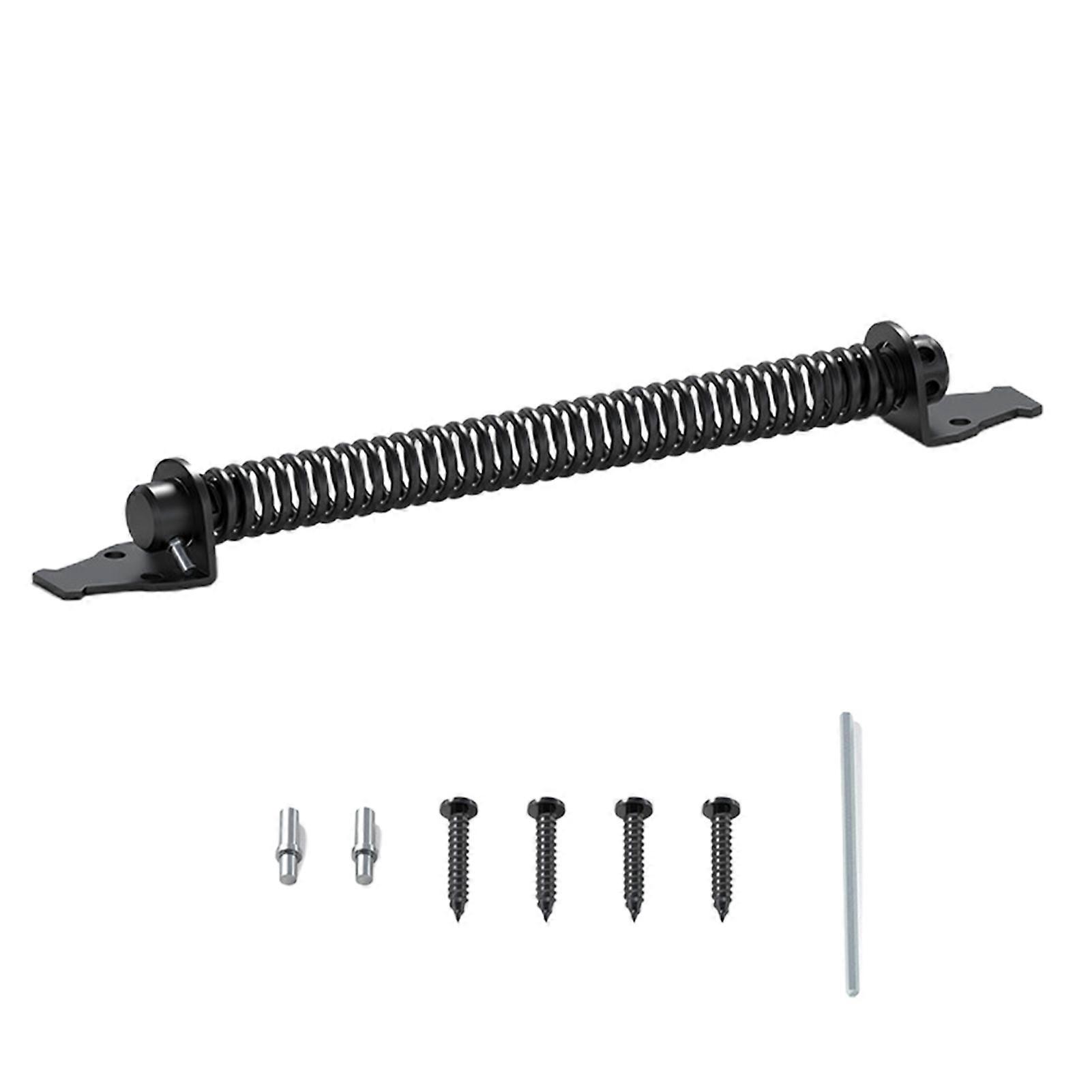 Self-Closing Door Hinge Latch, Adjustable Tension Rust-Proof Gate Closer
