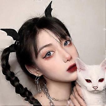 Goth flagermus djævel vingeform hår barretter langt kort hår ornament skridsikker