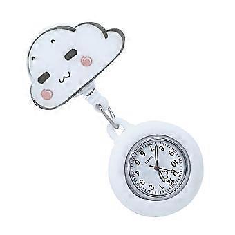 Silicone Nurse Pocket Watch for Nurse Use with Clip-on Design 1Pcs