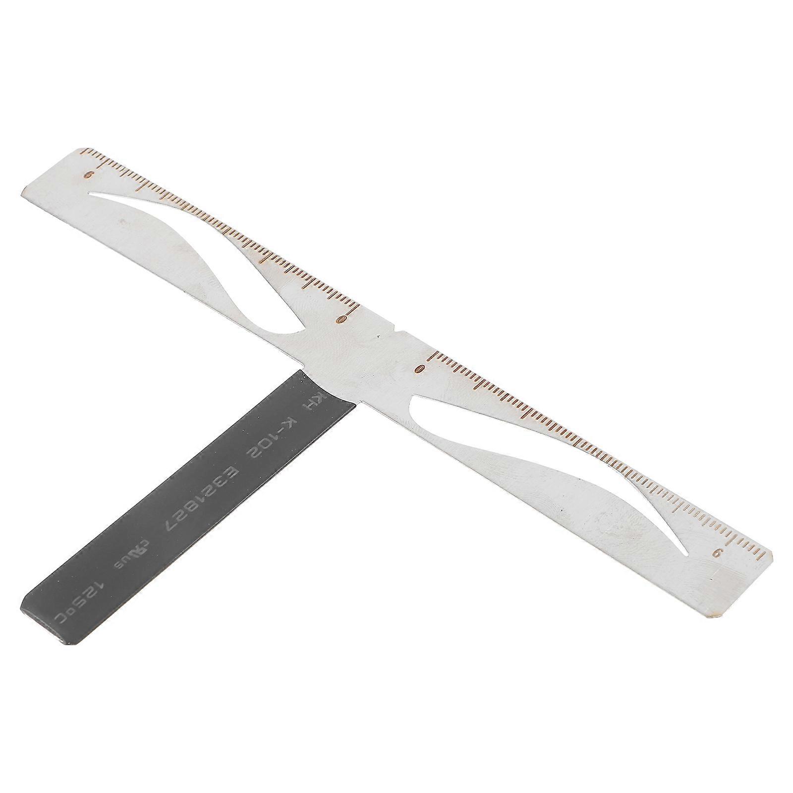 Eyebrow Ruler Stencil for Makeup Use Reusable Three-Point Positioning Kit