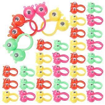 Funny Eye Ring Eye Finger Puppet Toy for Playing 100Pcs Plastic Material