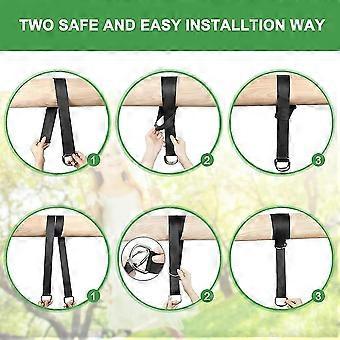 Heavy Duty 2x5ft Swing Straps With Carabiners