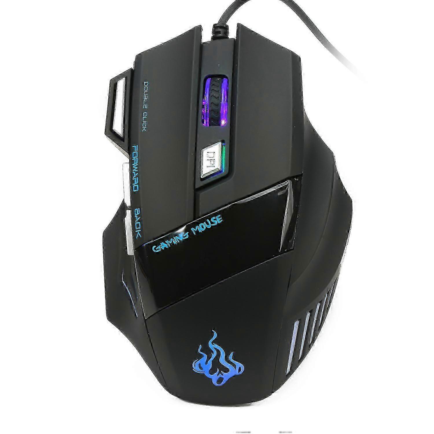 Glowing Gaming Mouse Flame Version