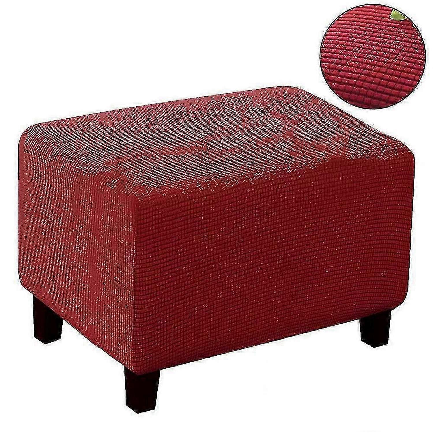 Soft Stretch Ottoman Slipcover