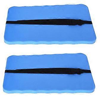 2pcs Waterproof Foam Cushion with Aluminum Foil 40x24.5x2cm for Outdoor Moisture-Proof Seating Fitness Mat