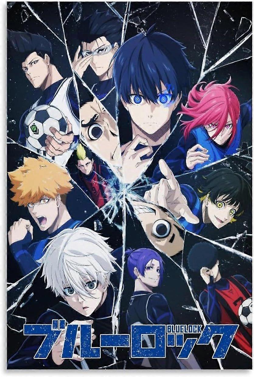 Puzzles d'anime Blue Lock, puzzles des années 90, décoration esthétique pour la chambre, puzzles QB291