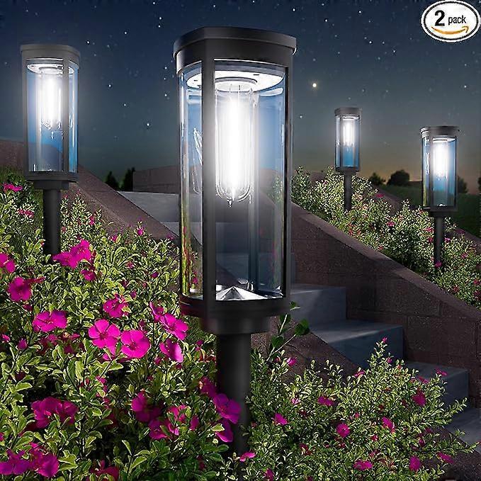 Solar Powered Pathway Lights, Cool White, IP65-hd3