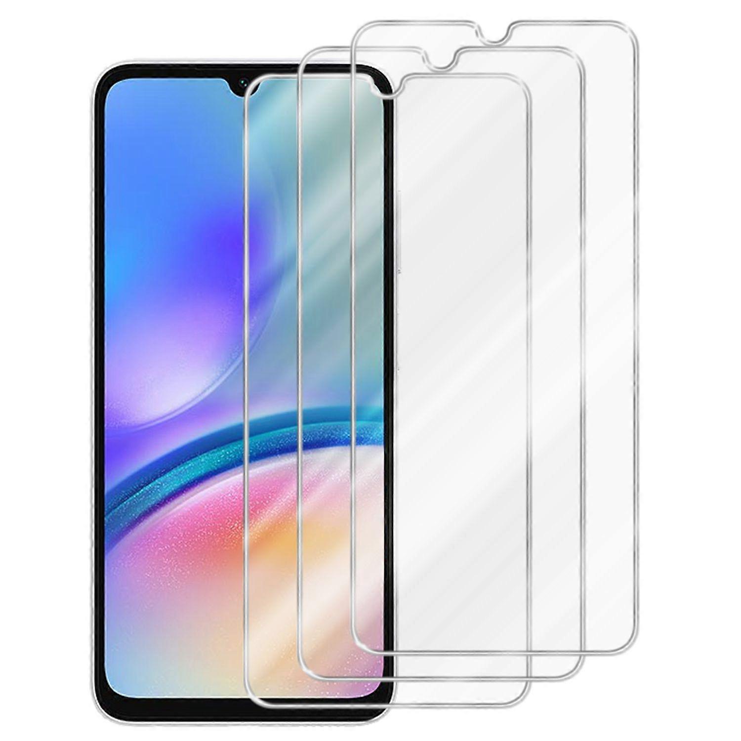 3x Screen protector compatible with Samsung Galaxy A05s