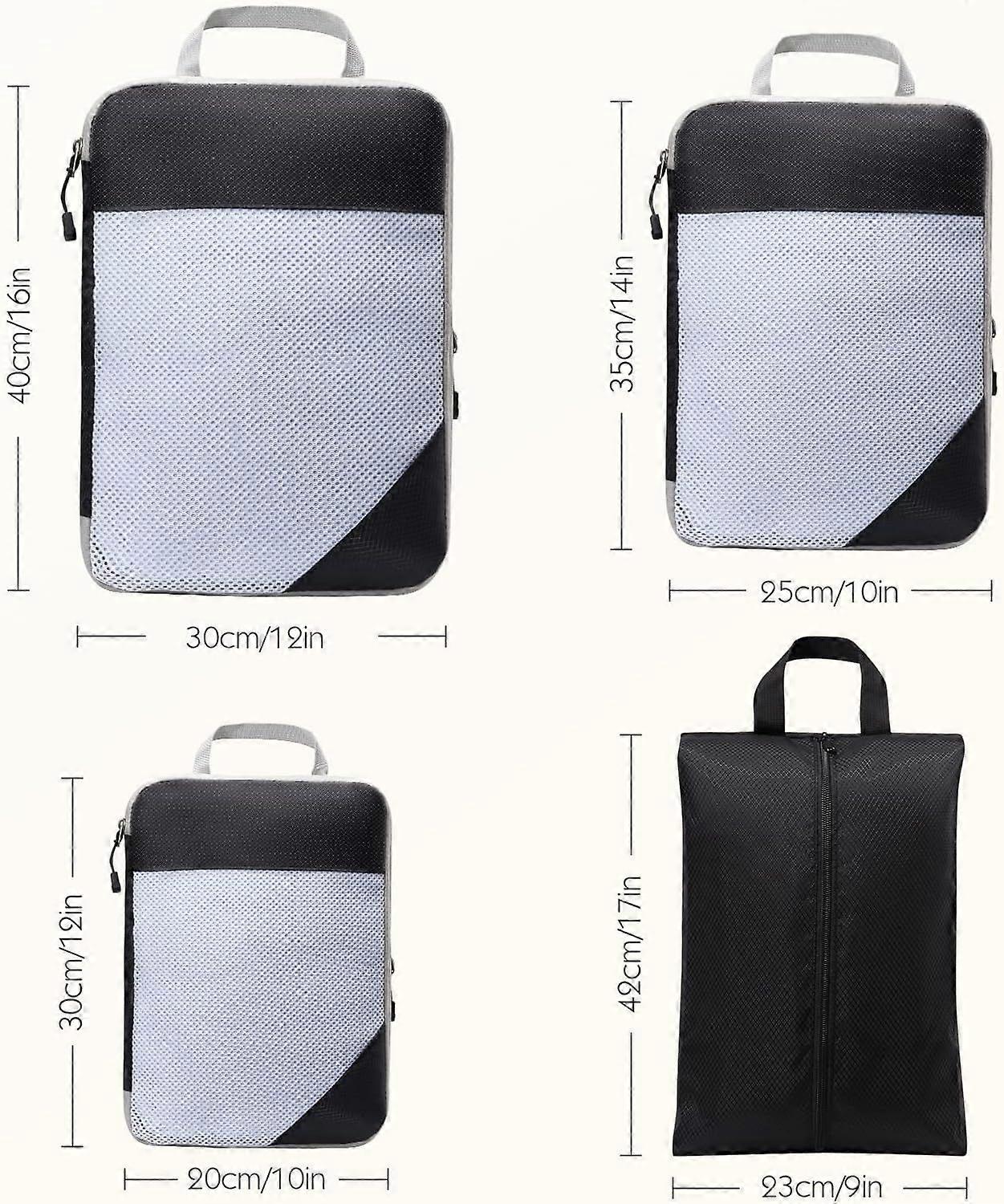 Compression Packing Cubes for Suitcases. Extensible Compression Cubes Suitca
