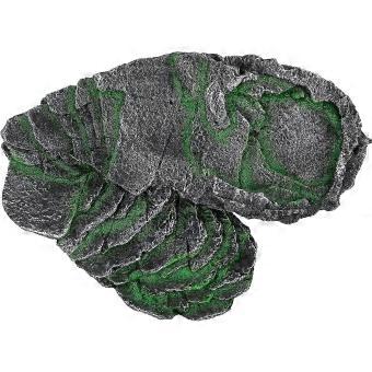 Reptil rampe stige plattform skjult hule stor stein realistisk dekorative ornamenter