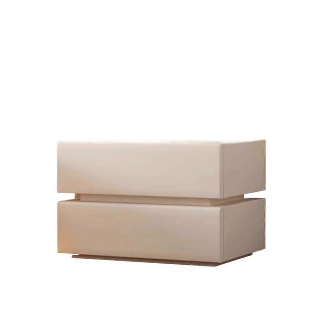 Solid Wood Bedside Table Modern Nightstand with Storage for Bedroom, Durable Minimalist Design