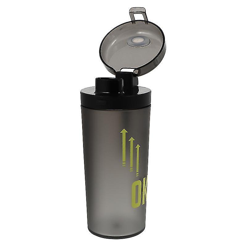 17X7.5cm Black Tumblers 1pc 400ml Sports Water Bottle Leakproof Milkshake Mixing Bottle Shaker Bottl