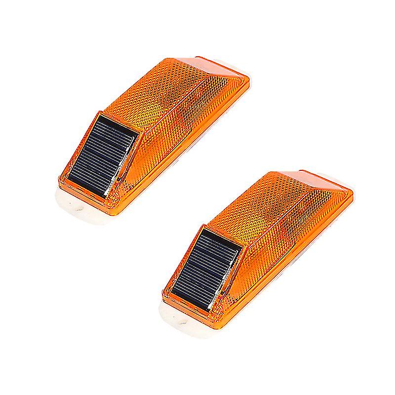 Solar Strobe Warning Led Lamp Strobe Flash Traffic Caut P Brid Recharable Driving Safety - Warning S
